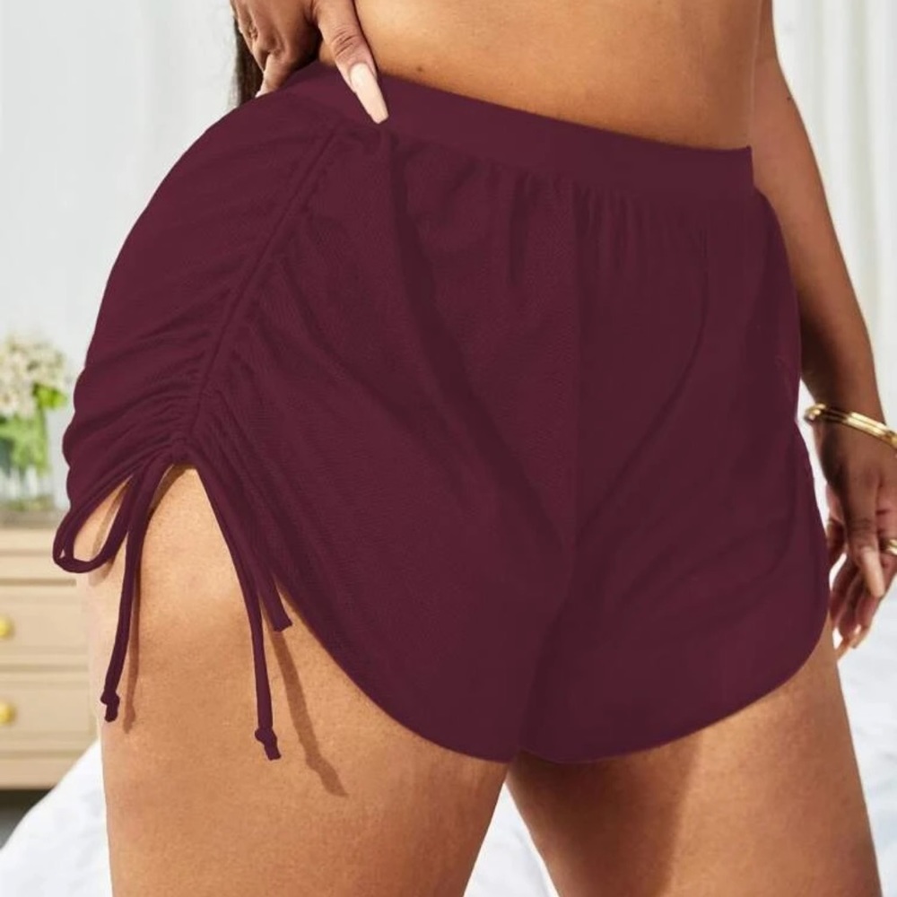 SHEIN Mesh Swim Cover Up Shorts Women’s Plus Size 3XL